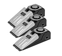 ThreeH 3 Pack Door Stop Alarm, sicurezza Door Stopper per casa appartamento viaggio con 120DB sirena strumento di sicurezza portatile