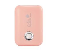 ThreeH Mini ventilatore portatile USB a 3 velocità di vento ricaricabile asciugacapelli portatile leggero e senza pale per l'ufficio di viaggio e la casa,Rosa