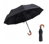 ThreeH Ombrello da uomo ombrello compatto,antivento,con apertura automatica, doppio telo,impermeabile KS24B