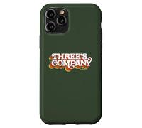 Three's Company 3D Logo Officially Licensed 80's Custodia per iPhone 11 Pro
