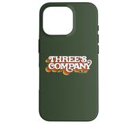 Three's Company 3D Logo Officially Licensed 80's Custodia per iPhone 16 Pro