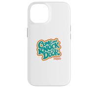 Three's Company Come And Knock On Our Door Retro Typography Custodia per iPhone 14