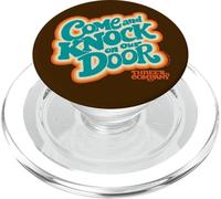 Three's Company Come And Knock On Our Door Retro Typography PopSockets PopGrip per MagSafe