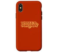 Three's Company Retro TV Show Logo Custodia per iPhone X/XS