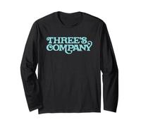 Three's Company Retro TV Show Logo Maglia a Manica