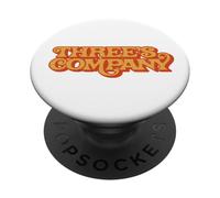 Three's Company Retro TV Show Logo PopSockets PopGrip Adesivo