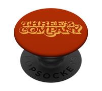 Three's Company Retro TV Show Logo PopSockets PopGrip Adesivo