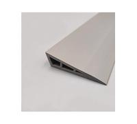 Threshold Ramp, Hollow Doorways Ramp Strip, for Sweeping Robot Mobility Scooter Trolley Bathroom Living Room Balcony Yard(Grey,100x1.5cm/39.4x0.6")