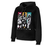 Thril Destiny 2 - Felpa con cappuccio da donna, per il tempo libero, a maniche lunghe, idea regalo, Nero , S