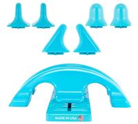 Thrival Relief Pro - Strumento completamente regolabile per rilassamento muscolare, flessore della schiena e dell'anca, per tessuti profondi, massaggio dei trigger point (blu) - Made in USA