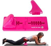 Thrival Wave - Strumento completamente regolabile per rilassamento muscolare di psoas, schiena e fianchi flessori per tessuti profondi, massaggio dei trigger point (rosa) - Made in USA