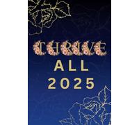 Thrive All 2025: Black and Blue Gradient Blank Lined Journal | Perfect Gift for Women, Girls, & Teens | Stylish Notebook for Writing, Journaling, and ... | 6x9 Inch Journal | 6-Month Undated Journal