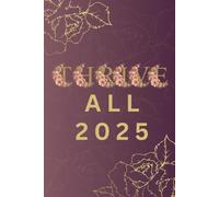 Thrive All 2025: Pink and Purple Gradient Blank Lined Journal | Perfect Gift for Women, Girls, & Teens | Stylish Notebook for Writing, Journaling, and ... | 6x9 Inch Journal | 6-Month Undated Journal