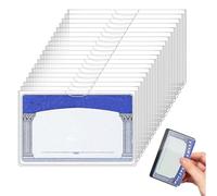 Thrivenget Card Sleeves, Social Security Card Protector Sleeves, Water Resistant Plasticcard Sleeve, Suitable For Various Card Types (Horizontal,20Pcs)