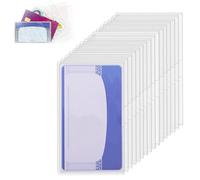 Thrivenget Card Sleeves, Social Security Card Protector Sleeves, Water Resistant Plasticcard Sleeve, Suitable For Various Card Types (Vertical,50Pcs)