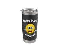 Throat Punch Giovedi Sarcastico Bicchiere termico in acciaio inox doppia parete