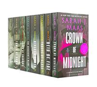 Throne Of Glass Series Collection 8 Books Set By Sarah J. Maas NEW COVER (Crown of Midnight, Heir of Fire, Queen of Shadows, Empire of Storms, Tower of Dawn, Kingdom of Ash & MORE!)