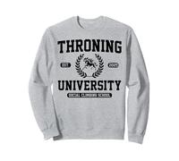 Throning University Cultura Satira Social Climbing Flex Felpa