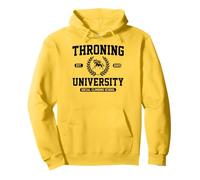 Throning University Cultura Satira Social Climbing Flex Felpa con Cappuccio