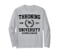 Throning University Cultura Satira Social Climbing Flex Maglia a Manica