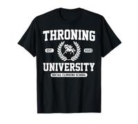 Throning University Cultura Satira Social Climbing Flex Maglietta