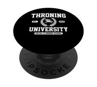 Throning University Cultura Satira Social Climbing Flex PopSockets PopGrip Adesivo