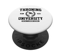Throning University Cultura Satira Social Climbing Flex PopSockets PopGrip Adesivo