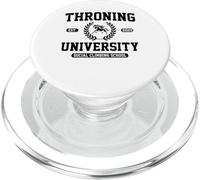 Throning University Cultura Satira Social Climbing Flex PopSockets PopGrip per MagSafe