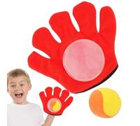 Throw Ball Sucker Toy Sticky Ball Catch Racket Set Beach Toss Catch