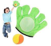 Throw Ball Sucker Toy Sticky Ball Catch Racket Set Beach Toss Catch