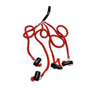 Throw Down Adulti Resistance Training Double Barrel Resistenza Elastici, Rosso, Taglia Unica