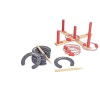 Throw Giochi in Legno con Anelli e Ferri di Cavallo, ThrowJ8606
