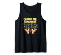 Throw Me Something Beads Party Parade Mardi Gras Carnevale Canotta