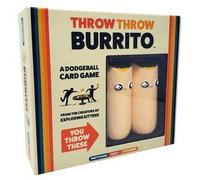 Asmodee - Throw Throw Burrito - Divertente Gioco da Tavolo, con Due Burrito Squishy, Carte da Gioco, 7+ Anni, 2-6 Giocatori, Edizione in Italiano