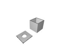 Throwie, Cubo LED con Batteria e Interruttore, Creativo