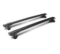 Thru Black, coppia barre portatutto in alluminio - 149 cm