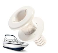 Thru Hull Fittings Boats, Yacht Through Connector, Floor Deck Drain Outlet, Marine-Grade Drainage Solution for Yachts Kayak Boats Water Bilge and Onboard Plumbing Systems