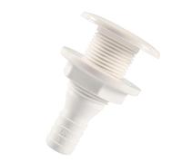 Thru Hull Fittings For Boats - Marine Through Hull Connector | Durable Floor Deck Drain Fitting For Yacht Kayak Canoe RV Bilge Pump Water Drainage System Installation Accessory