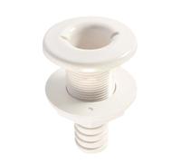 Thru Hull Fittings, Marine Deck Drain, Yacht Connector Port, Sturdy and Resistant Design for Boats, 3/4 Inches, Kayaks, Bilge Systems, Water Outlets, or Floor Drainage