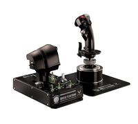 Thrustmaster Hotas Warthog - Replica Ufficiale U.S. Air Force - PC | Replica 1:1 su licenza A-10C per battaglie aeree, leva di comando e manetta, 55 pulsanti programmabili, comandi doppio motore