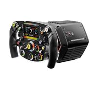 Thrustmaster Kit T818 Black Edition con volante Ferrari SF-25 - PC | Prestazioni su PC con Force Feedback Direct Drive da 10 Nm e replica del volante Ferrari SF-25 con display LCD.