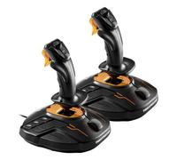 Thrustmaster T.16000M FCS SPACE SIM DUO Nero, Arancione USB Flightstick Analogic
