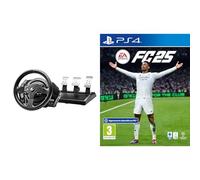 Thrustmaster T300 RS GT Volante da Corsa con Force Feedback - Licenza Ufficiale Gran Turismo - Compatibile con PS5 / PS4 / PC + EA SPORTS FC 25 Standard Edition PS4 | Videogiochi | Italiano