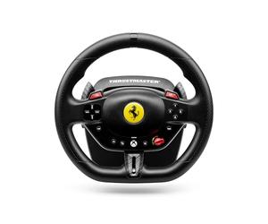Thrustmaster T98 Ferrari 296 GTS - Volante da Corsa e Pedaliera - XBOX e PC | Volante per principianti, su licenza ufficiale Ferrari, resistenza lineare, ritorno automatico al centro, palette del cambio