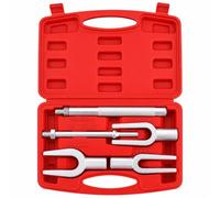 Thryvix Set separatore Giunti sferici 5 Pezzi, forche per tiranti, attrezzo rimozione Tirante e Bracci Pitman, per Giunti Auto Camion Leggeri sterzo sospensioni Officina