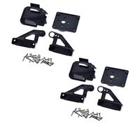 ThtRht 2 staffe di montaggio per telecamera Pan Tilt Servo Horns Piattaforma anti-vibrazione Head Stand per aeromobili 2 assi FPV aereo PTZ fotografia aerea 9G SG90 ESP32-CAM Drone Arduino Raspberry