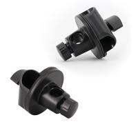 ThtRht Confezione da 2 adattatori per treppiedi con braccio orizzontale a croce, diametro esterno di 15 mm, base rotante per asta da 3/5", per fotocamera, microfono, microfono, DSLR, asse superiore