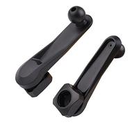 ThtRht Confezione da 2 bracci di estensione per giunto sferico da 17 mm femmina a maschio, adattatore ad angolo morto, asta rotante per presa d'aria dell'auto, supporto per telefono, supporto GPS