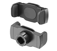 ThtRht Confezione da 2 clip di montaggio per telefono con giunto sferico, testa a sfera rotante da 17 mm con dado fisso, per caricabatterie wireless per auto, morsetto per cellulare, staffa per tubo