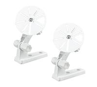 ThtRht Confezione da 2 supporti da parete per telecamera a cupola tipo L, supporto da soffitto per CCTV Baby Monitor Security IP Webcam per interni ed esterni (montaggio + viti adesive senza